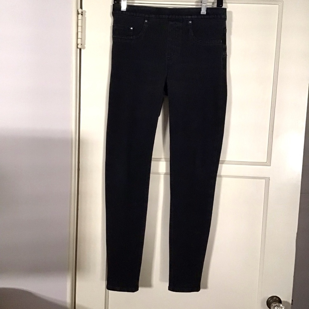 Spanx black denim jean leggings